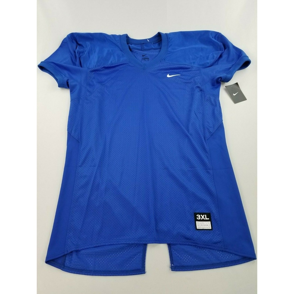 Nike men jersey shirt football top 535703 493 blue 3XL MSRP $55
